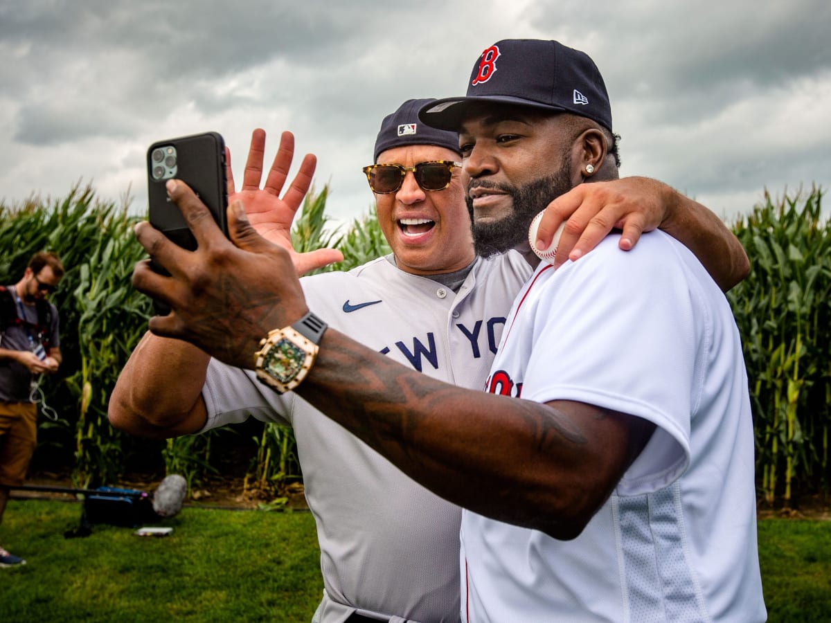 A-Rod Wears Red Sox Jersey While Big Papi Dumps Champagne On Him  The  moment has FINALLY come! Thanks to the Boston Red Sox knocking out the New  York Yankees, here is