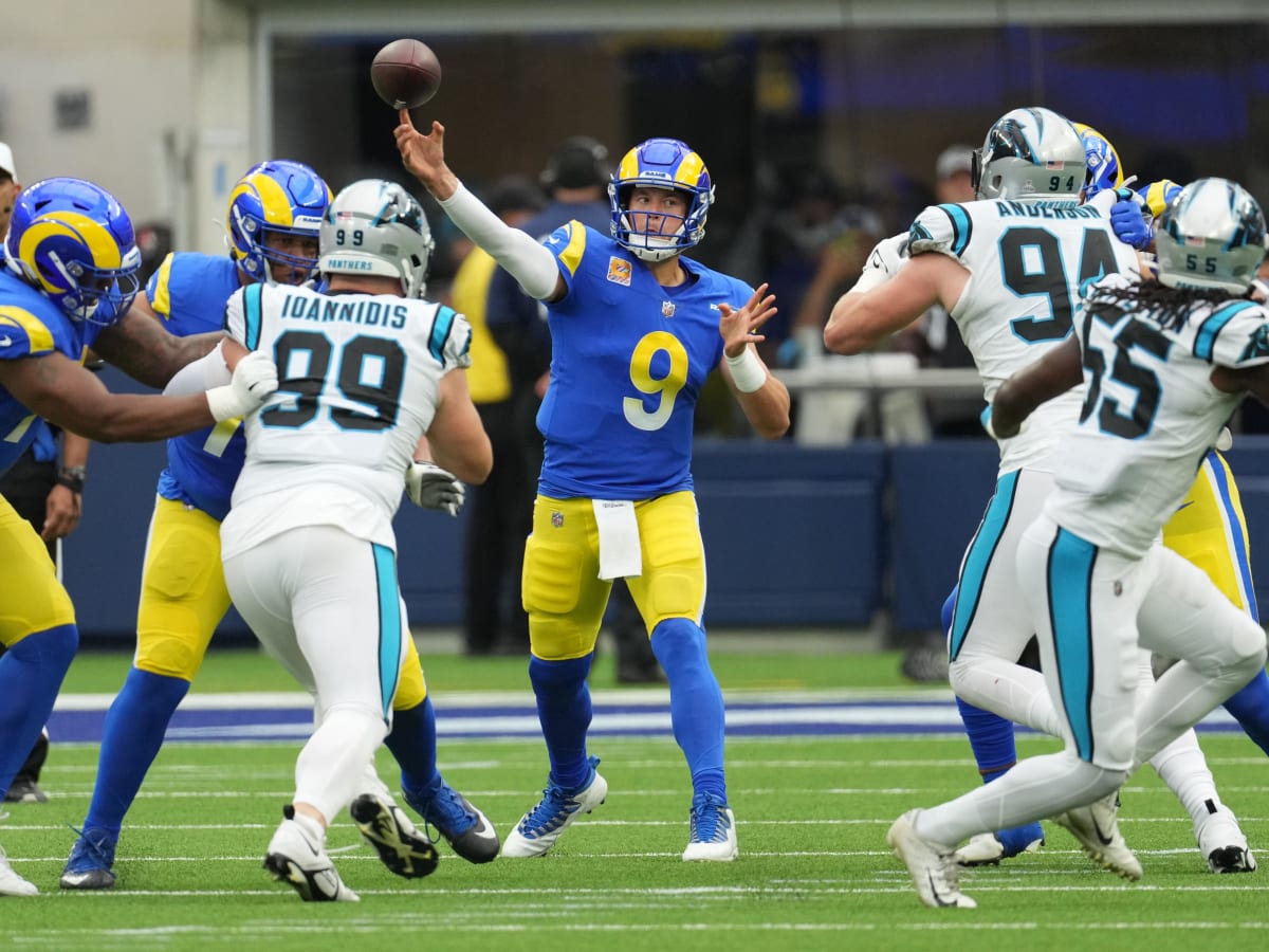 Photo: Los Angeles Rams at the Carolina Panthers NFL football game in  Charlotte, North Carolina - CHP2019090824 