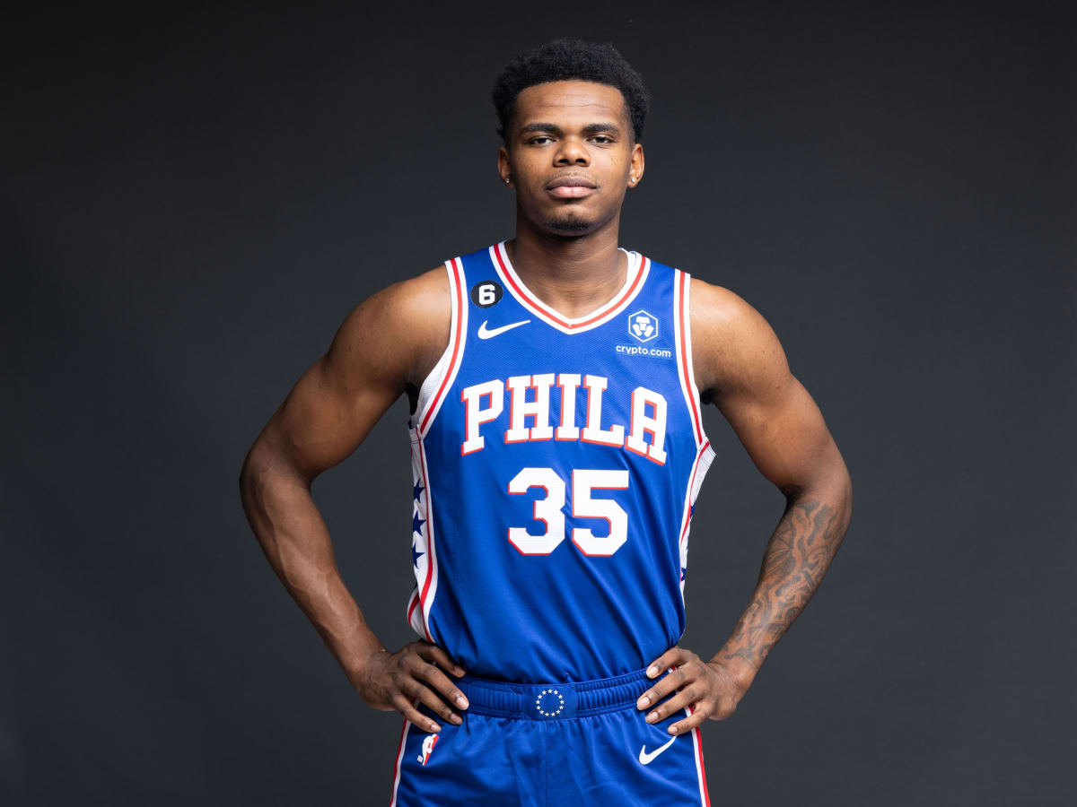 Charlie Brown Jr. Philadelphia 76ers Player-Issued #16 White City