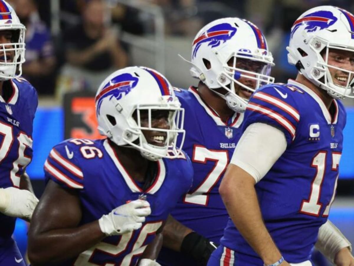 Buffalo Bills LOOK: Josh Allen Rocking Slick Blue Helmet Before Practice -  Sports Illustrated Buffalo Bills News, Analysis and More