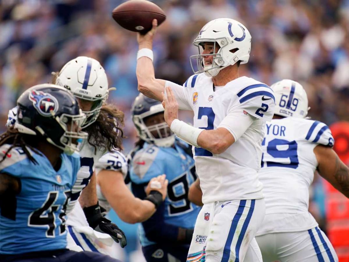 The Colts, who lose 20-16 to Tennessee, are infected by losers.