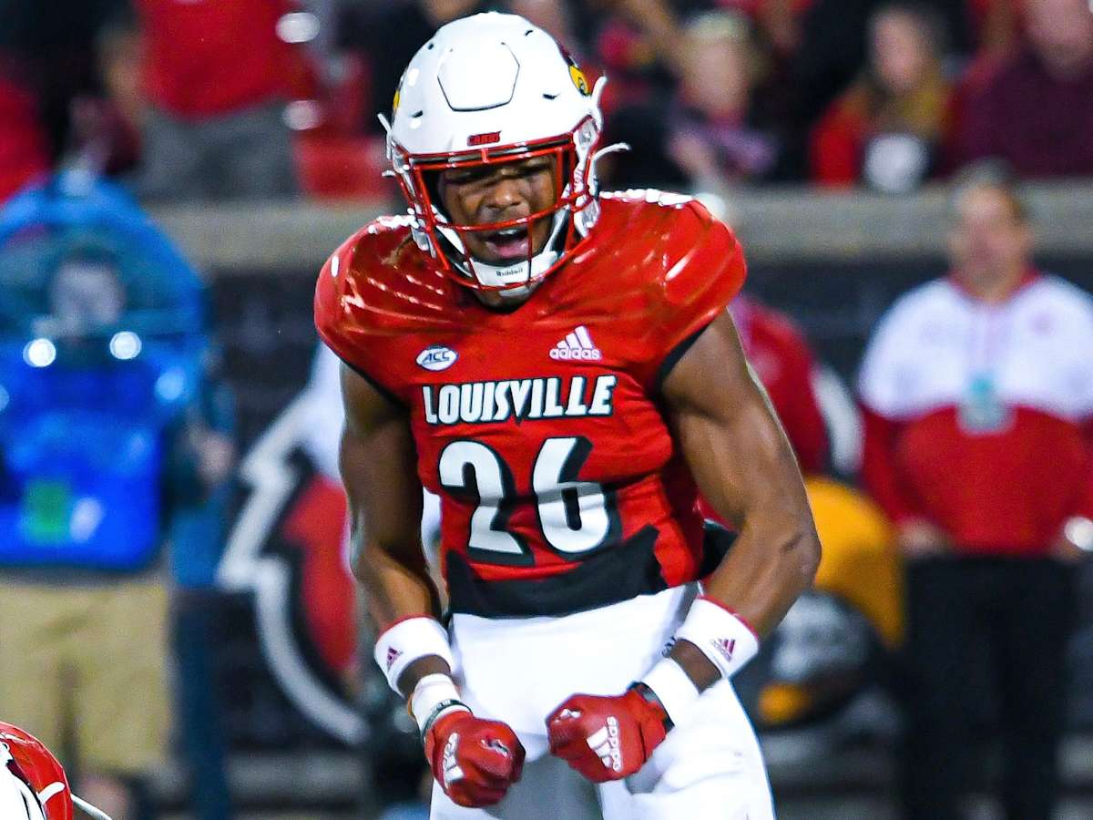 Men's adidas Lamar Jackson Red Louisville Cardinals Premier Replica Jersey