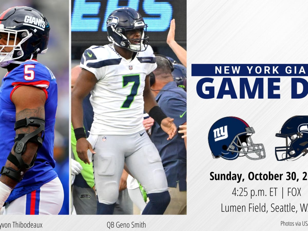 Monday Night Football - New York Giants vs. Seattle Seahawks: How to Watch,  Odds, and More - Sports Illustrated New York Giants News, Analysis and More