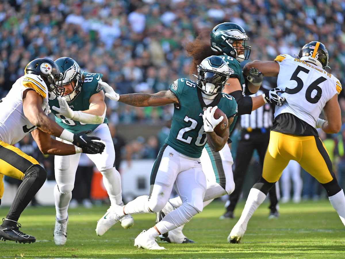 Philadelphia Eagles vs. Commanders 10 Observations: Sack Masters, DeVonta's  Big Plays, & A.J. Brown - Sports Illustrated Philadelphia Eagles News,  Analysis and More