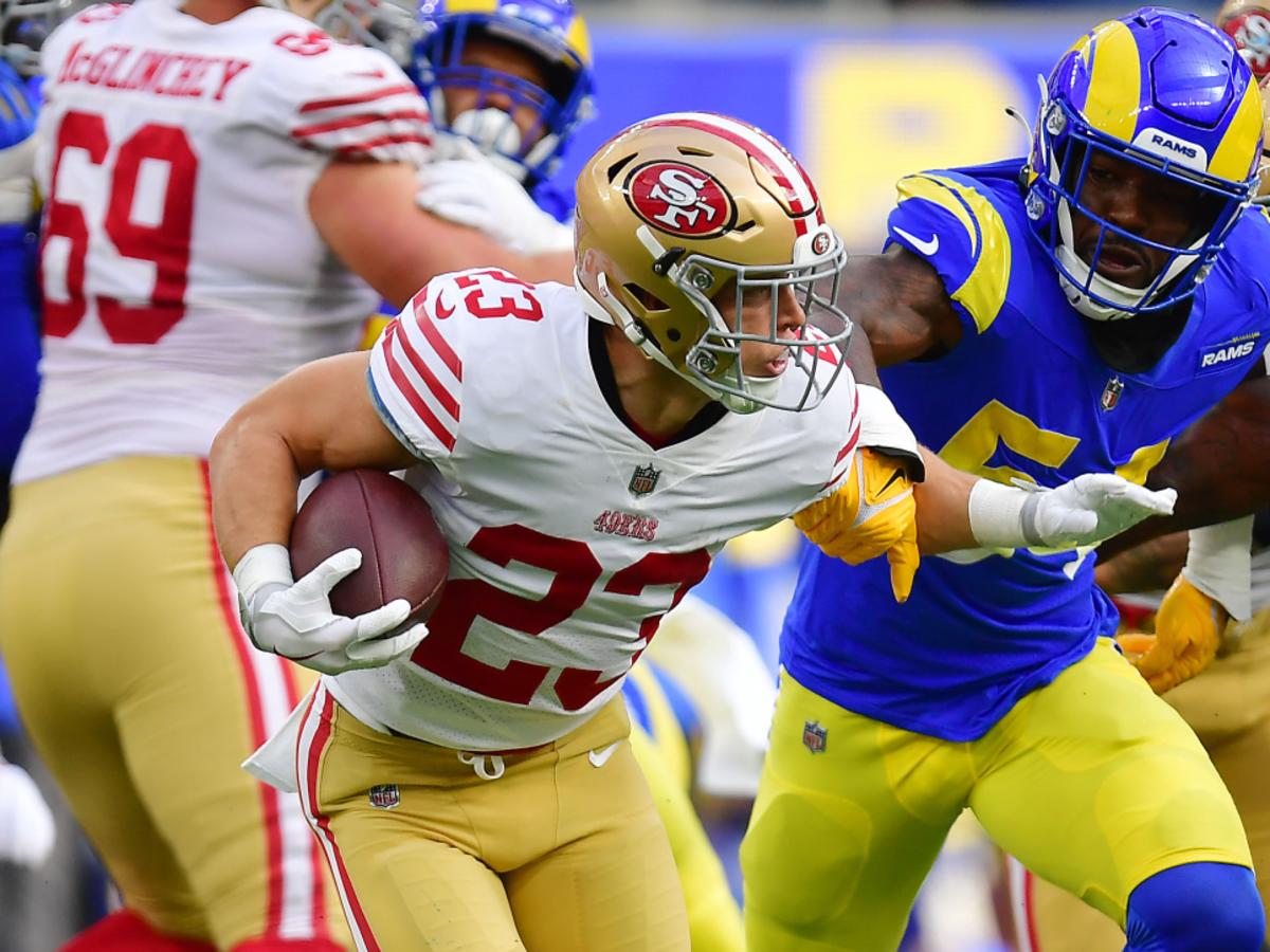 49ers-Rams live blog: Christian McCaffrey scores, Brandon Aiyuk