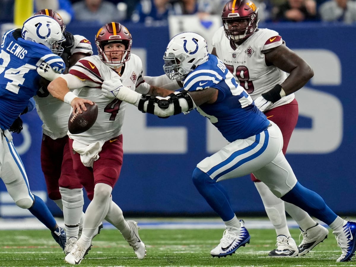 Washington Commanders Lead Indianapolis Colts at Halftime in Low-Scoring  Contest - Sports Illustrated Washington Football News, Analysis and More