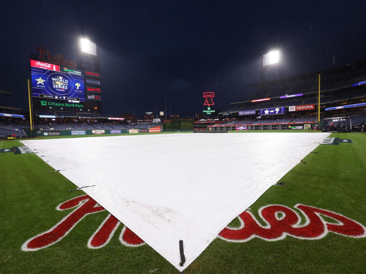 Astros-Phillies postponed by rain; World Series Game 3 moved to