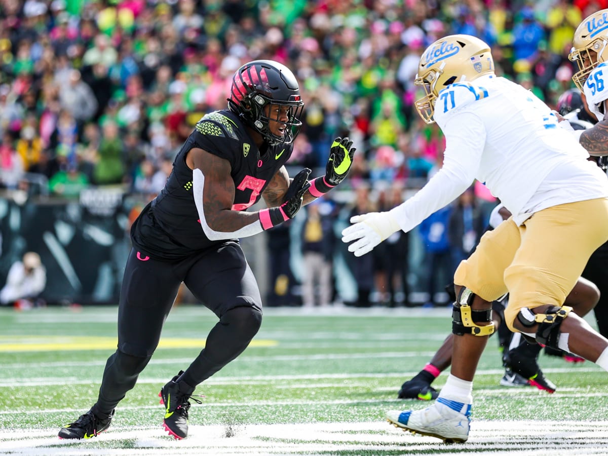 Oregon's DJ Johnson declares for 2023 NFL Draft, weeks after punching  Oregon State fan on the field