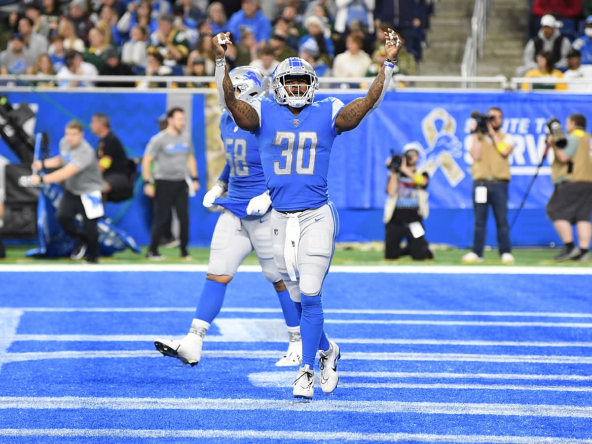 Detroit Lions Jamaal Williams ties Barry Sanders team touchdown record -  Sports Illustrated Detroit Lions News, Analysis and More