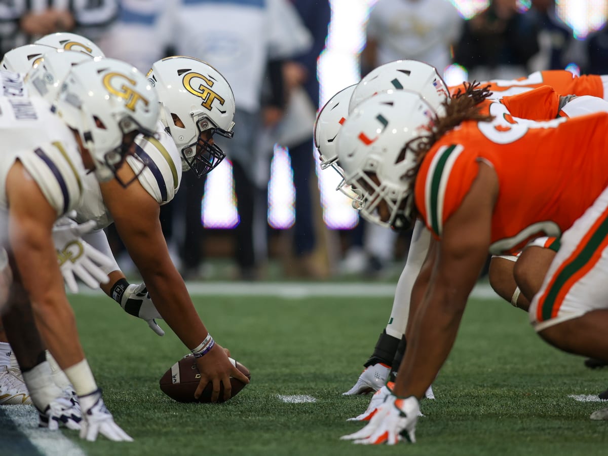 Miami Hurricanes football vs. Georgia Tech Yellow Jackets in photos