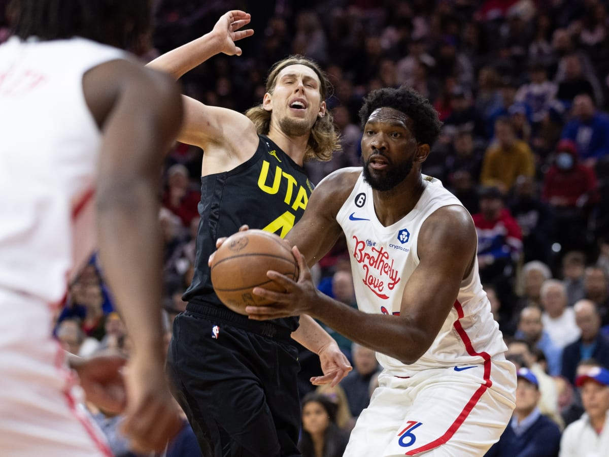 76ers C Joel Embiid (knee) out vs. Jazz