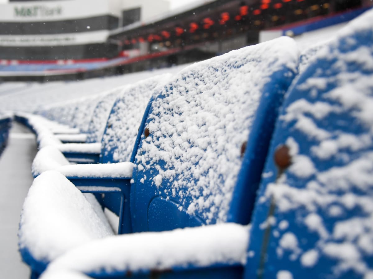 Buffalo Bills Share Photos of Snowed-in Highmark Stadium