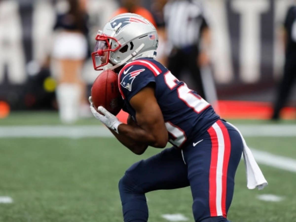 New England Patriots' Marcus Jones runs back a punt for the winning  touchdown against the New York Jets during an NFL football game at Gillette  Stadium, Sunday, Nov. 20, 2022 in Foxborough