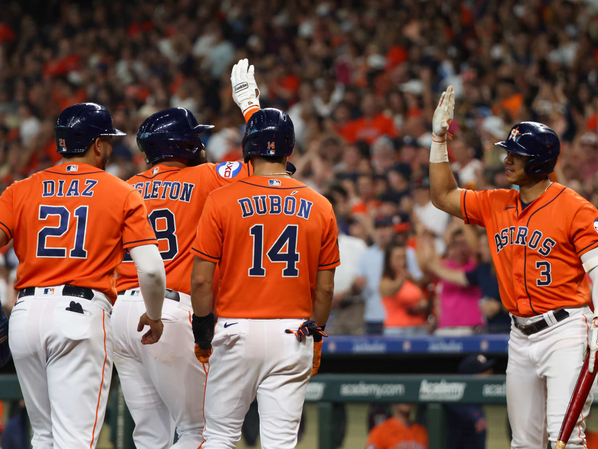 Houston Astros Sluggers Set Franchise Record in Dominant Series Victory -  Sports Illustrated Inside The Astros