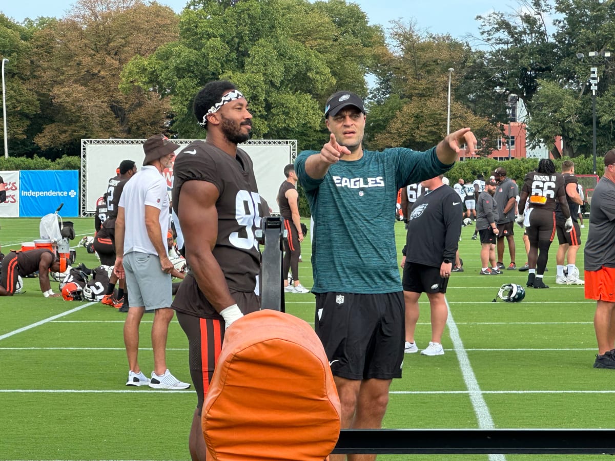 Myles Garrett, Denzel Ward, Jack Conklin leave Browns practice early