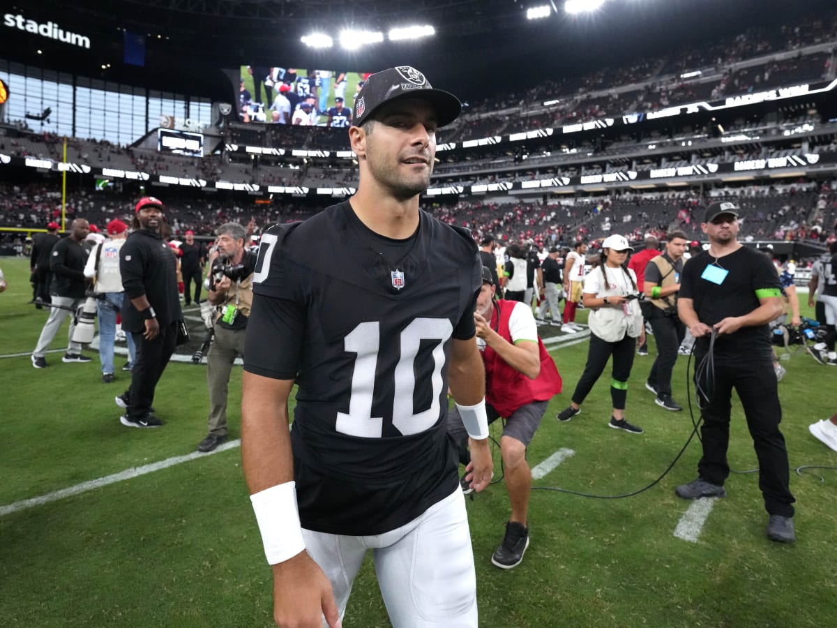 Las Vegas Raiders who have gone to the Super Bowl: Jimmy G - Sports  Illustrated Las Vegas Raiders News, Analysis and More