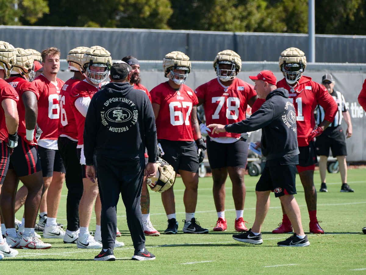 San Francisco 49ers tight end George Kittle during the NFL team's football  training camp in Santa Clara, Calif., Thursday, July 27, 2023. (AP  Photo/Jeff Chiu Stock Photo - Alamy