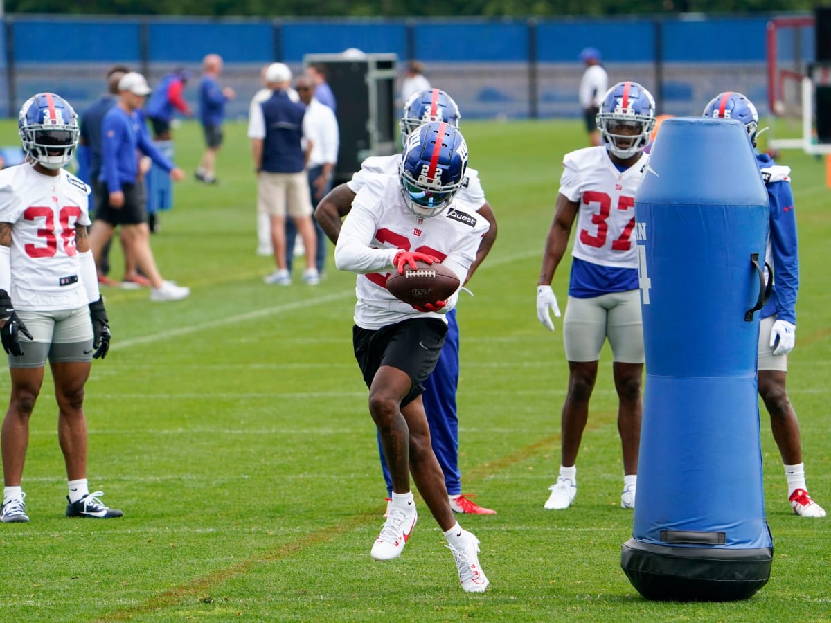 New York Giants cornerback Adoree' Jackson (22) defends against