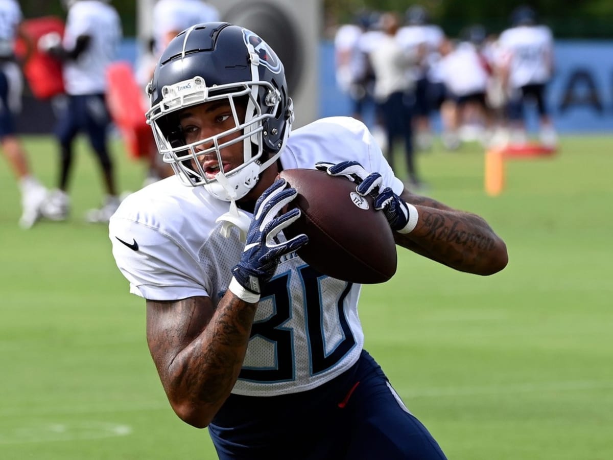 Tennessee Titans wide receiver Treylon Burks makes his first preseason  catch as a Titan