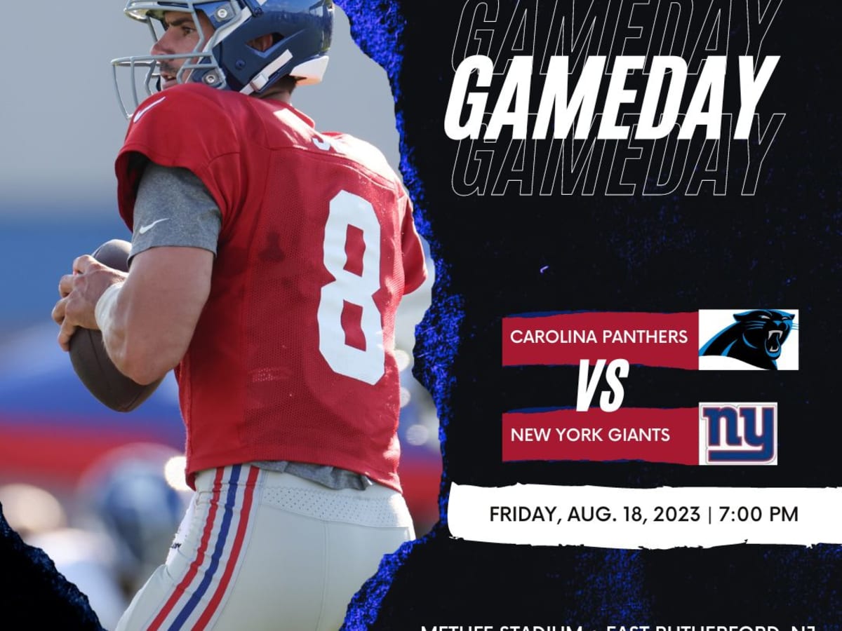 Panthers-Giants Preseason prediction, odds, pick, how to watch