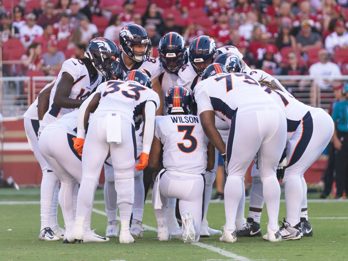 Denver Broncos place kicker Wil Lutz (16) warms up before the