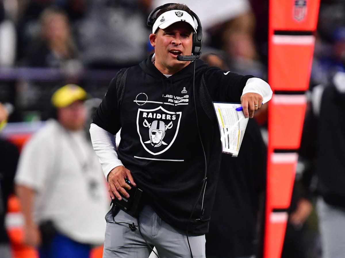 Las Vegas Raiders; Josh McDaniels after a 34-17 win over Los Angeles Rams -  Sports Illustrated Las Vegas Raiders News, Analysis and More