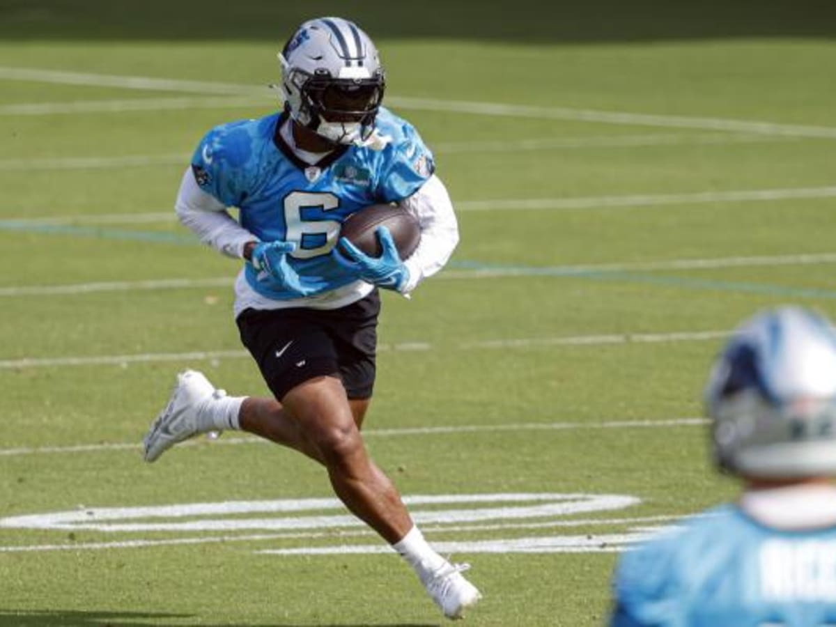 Panthers RB Miles Sanders confident he'll be ready to play in regular-season  opener vs. Falcons