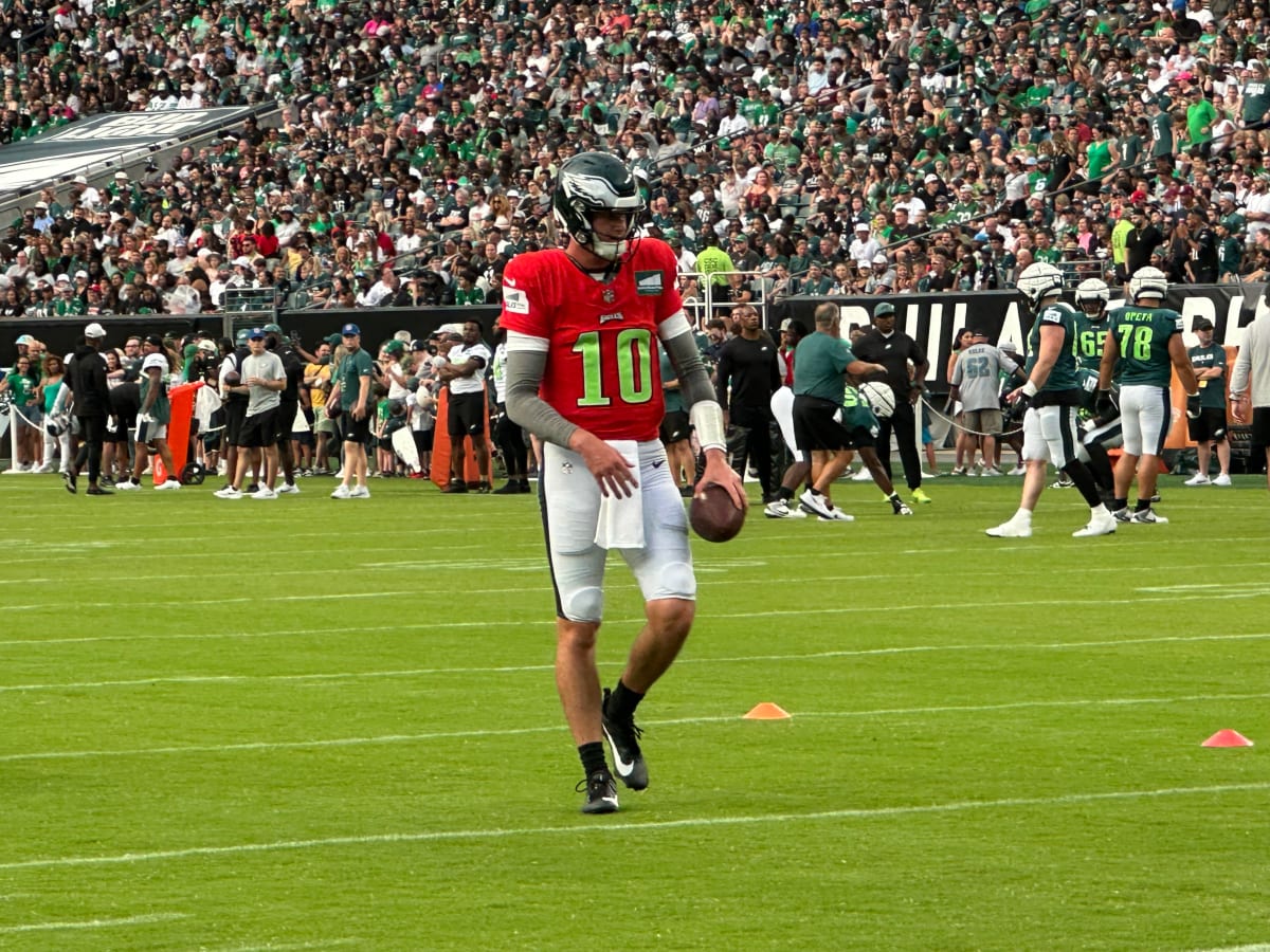 Rookies Tanner McKee, Jalen Carter stand out in Eagles' preseason opener -  The Athletic