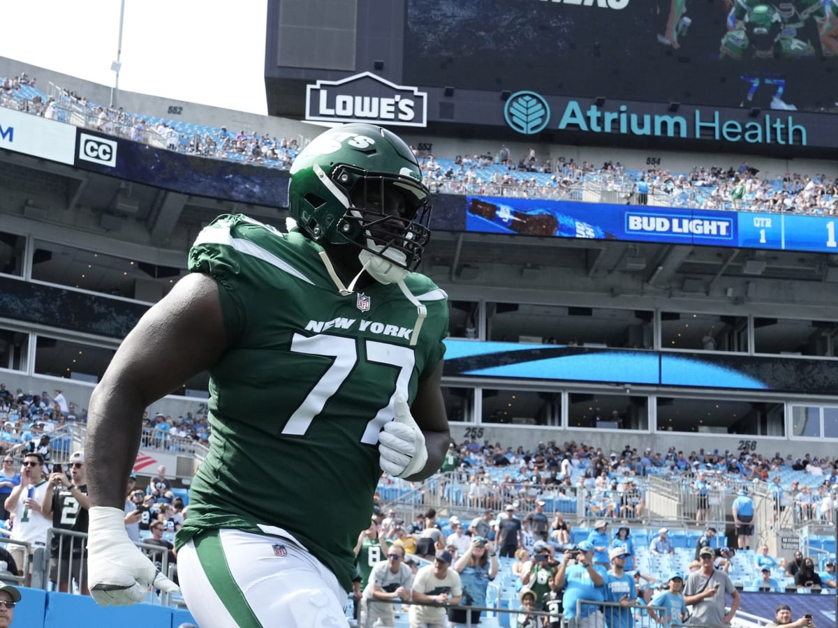 Mekhi Becton Takes Breather ahead of Big Day at MetLife Stadium - Sports  Illustrated New York Jets News, Analysis and More