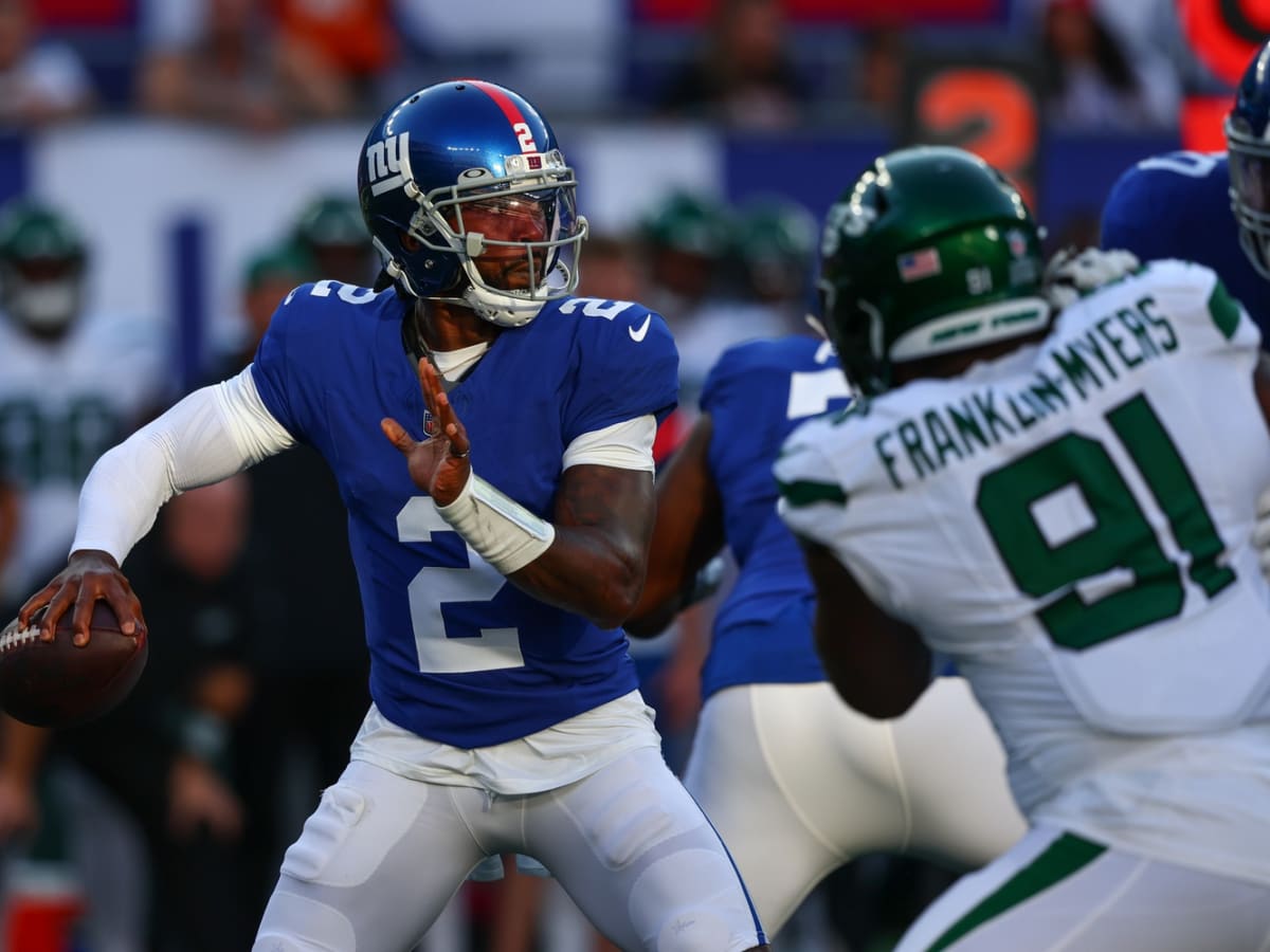 Aaron Rodgers throws TD pass in brief preseason debut as Jets beat Giants  32-24