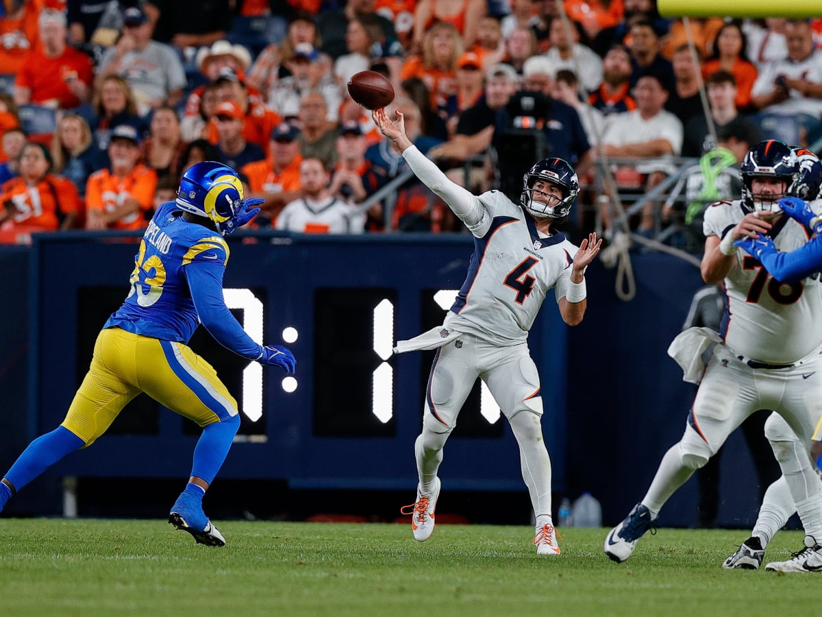 Los Angeles, CA., USA. 24th August, 2019. Los Angeles Rams defensive end  Morgan Fox #97 during the NFL game between Denver Broncos vs Los Angeles  Rams at the Los Angeles Memorial Coliseum