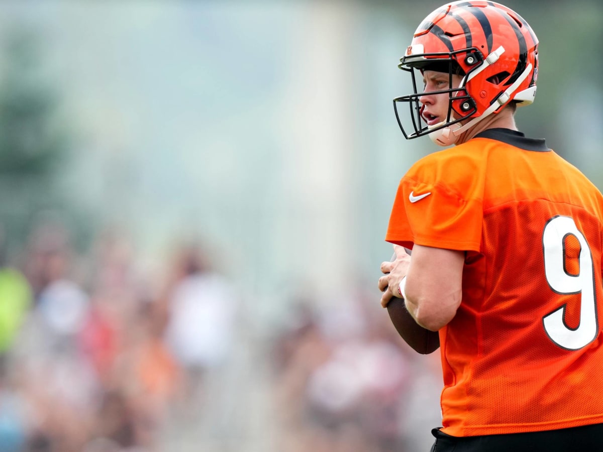 Bengals quarterback Joe Burrow back at practice for the first time