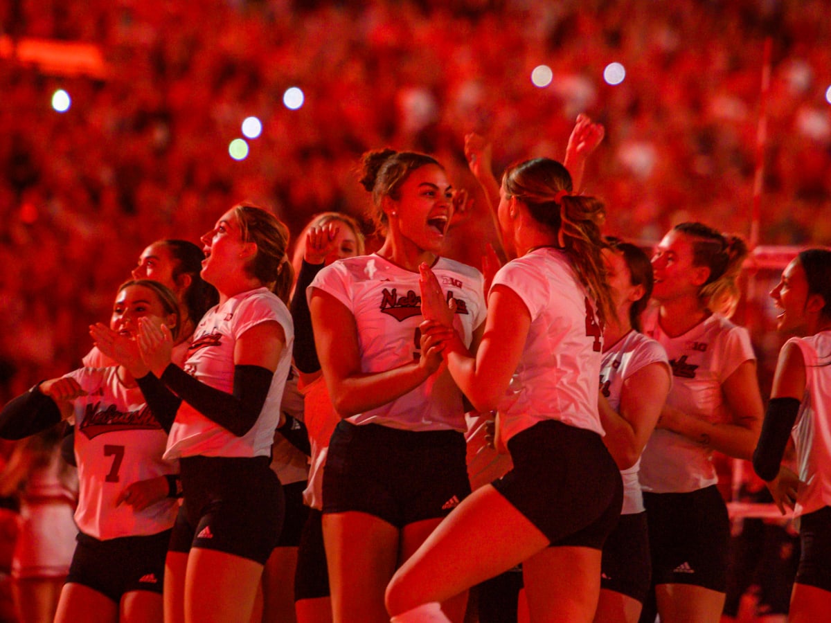 The stars were out in Lincoln for Volleyball Day in Nebraska