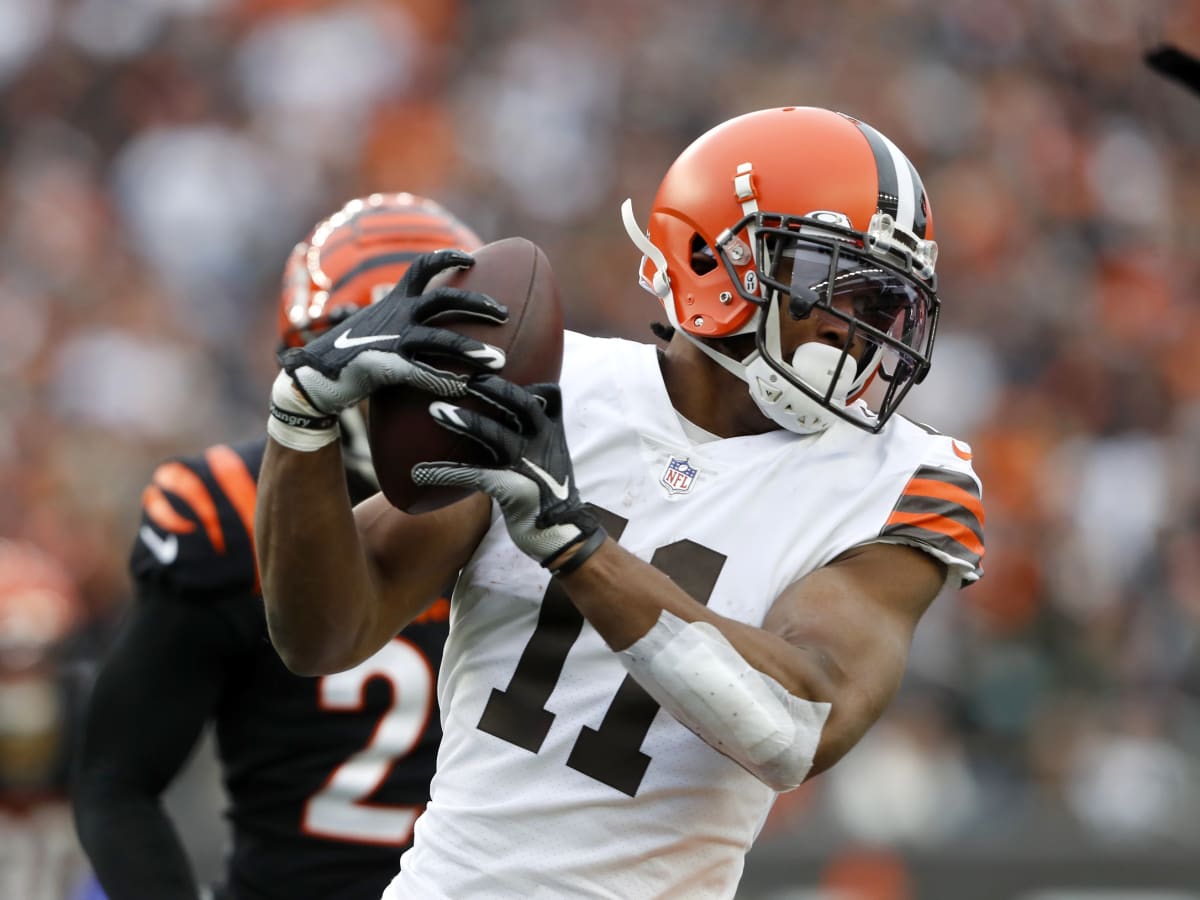 Browns WR Donovan Peoples-Jones has a habit of making big plays against the  Bengals 