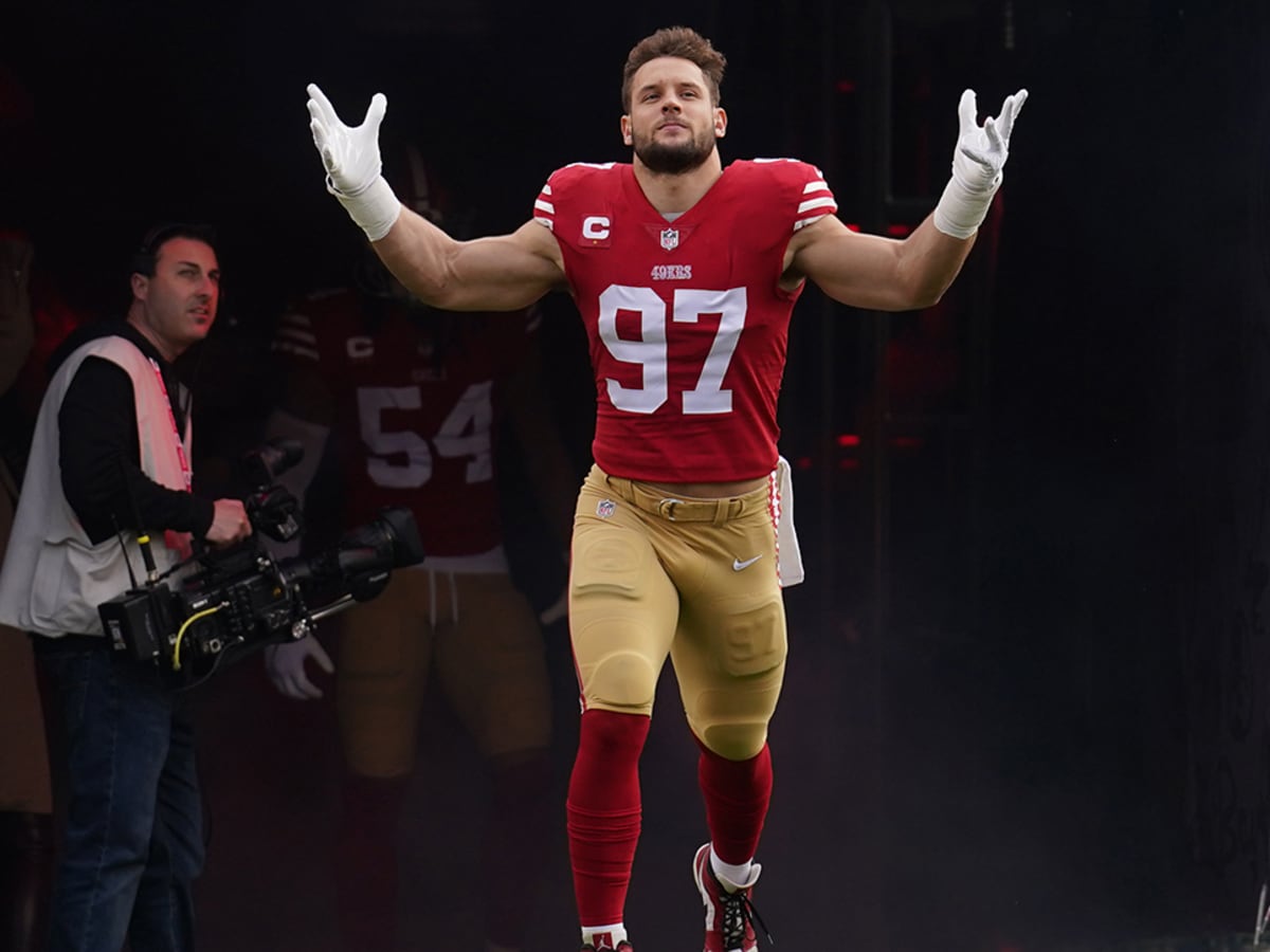 49ers star Nick Bosa's texts with new coach lead to ultimate praise