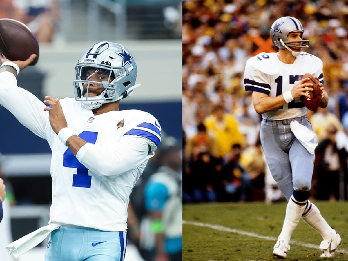 Another reference to Cowboys rookie Dak Prescott as the second coming of  Roger Staubach