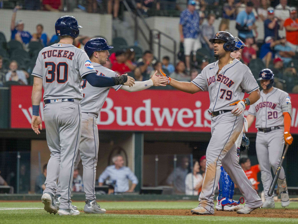 MLB on X: The @Astros hit 5 home runs to beat the Rangers for the 7th time  in 11 games this season.  / X