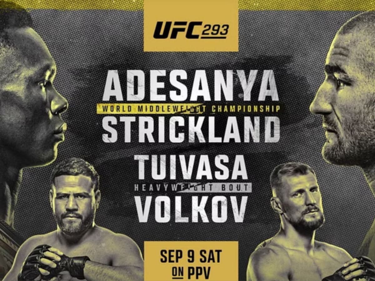 UFC 293 Results & Highlights: Sean Strickland Upsets Israel Adesanya -  Sports Illustrated MMA News, Analysis and More