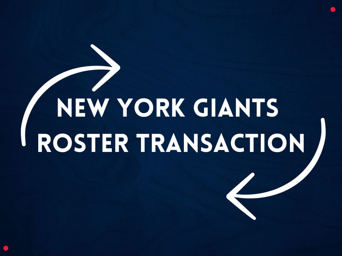 2023 New York Giants Transactions