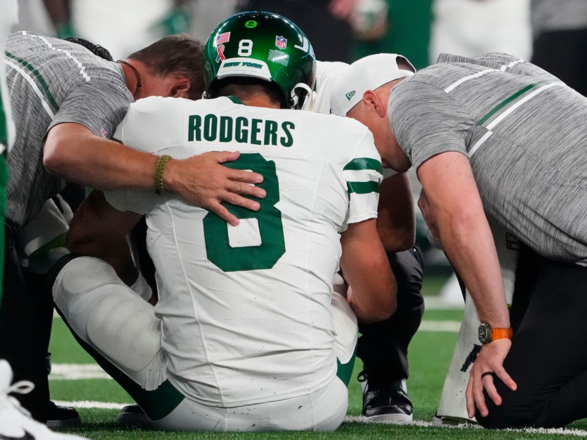 Jets' odds to win the Super Bowl plummet after Aaron Rodgers' injury