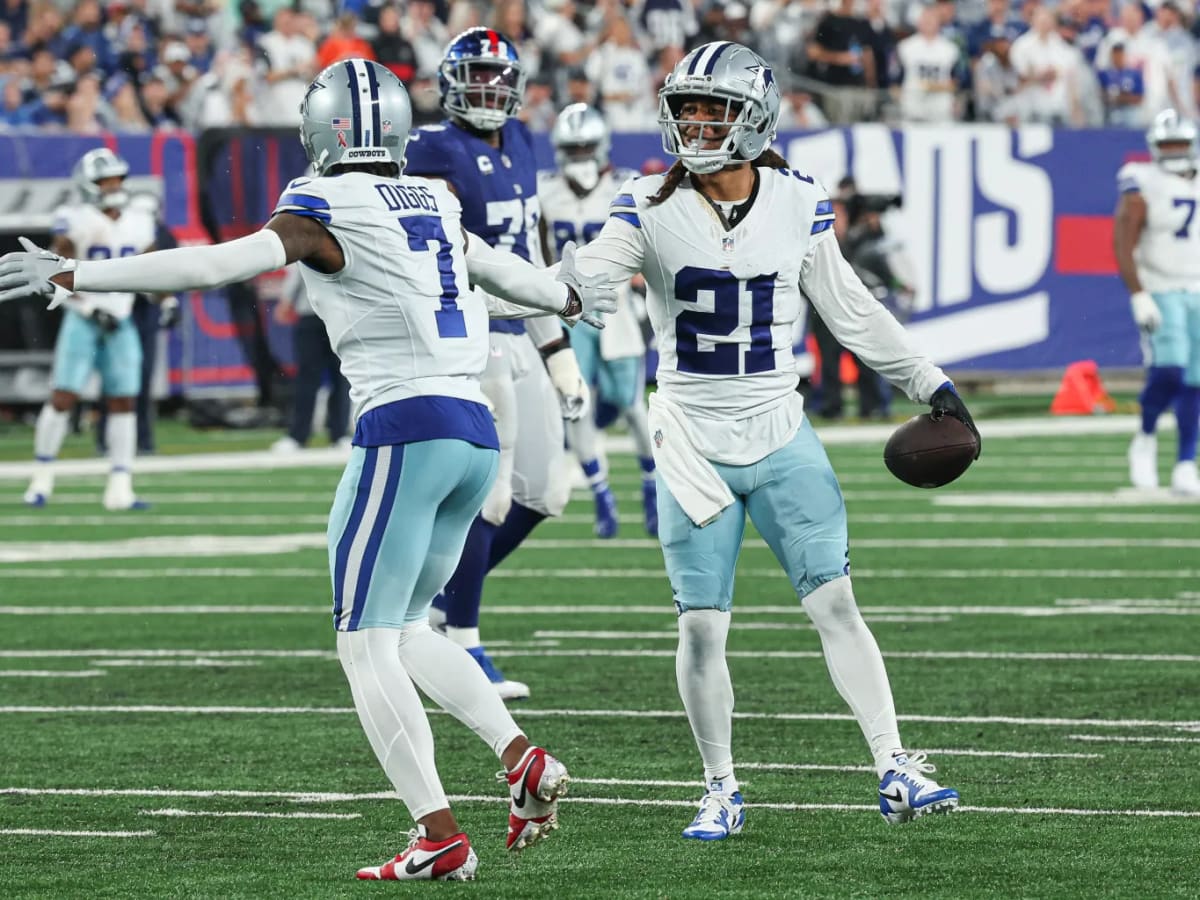 Trevon Diggs reacts to Dallas Cowboys dominant win over Patriots