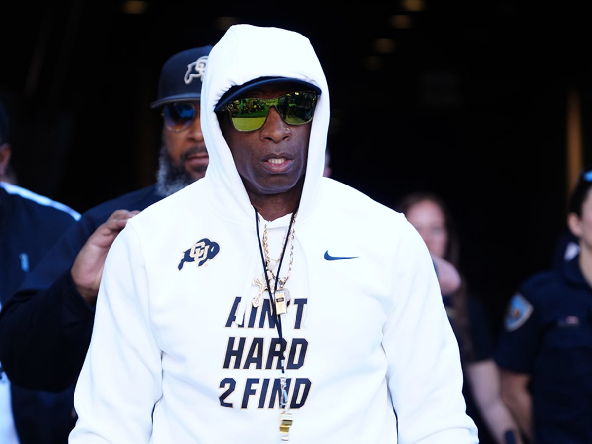 Deion Sanders gives motivational message before Nebraska game