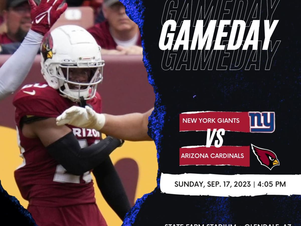 New York Giants vs Arizona Cardinals free live stream, odds, TV