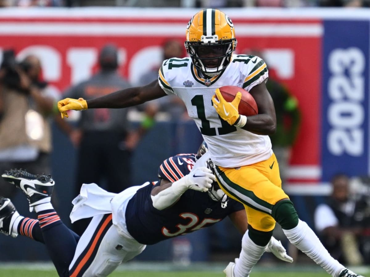 Jayden Reed injury: Packers WR injures right leg in Week 1 vs. Bears -  DraftKings Network