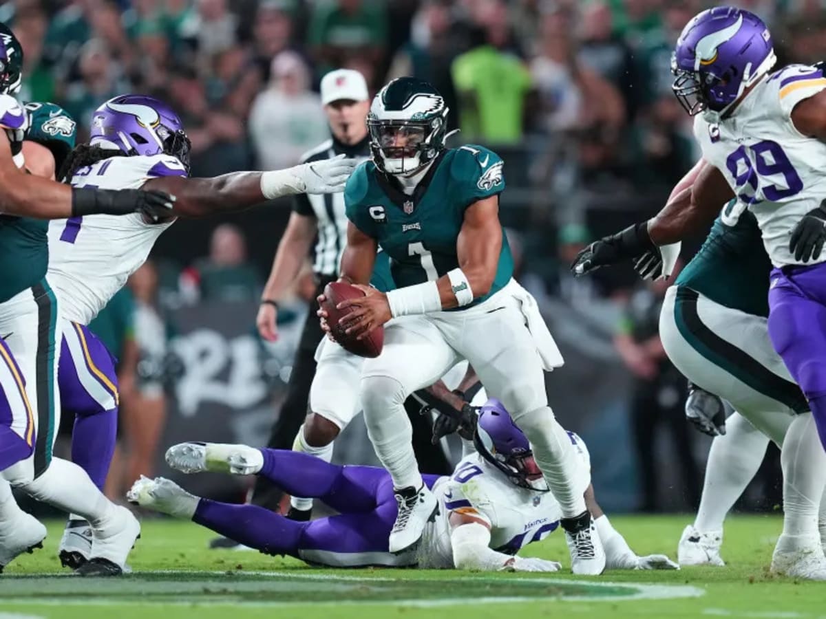 One theory why Eagles QB Jalen Hurts' running numbers are down