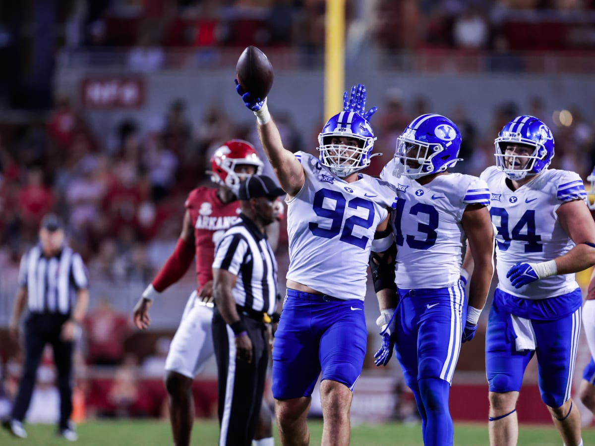 What time, TV channel is Kansas Jayhawks vs BYU football today