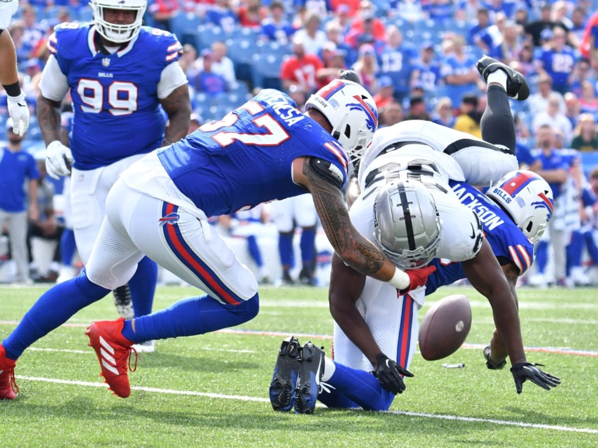 Buffalo Bills Shut Down Las Vegas Raiders RB Josh Jacobs in Historical  Fashion - Sports Illustrated Buffalo Bills News, Analysis and More