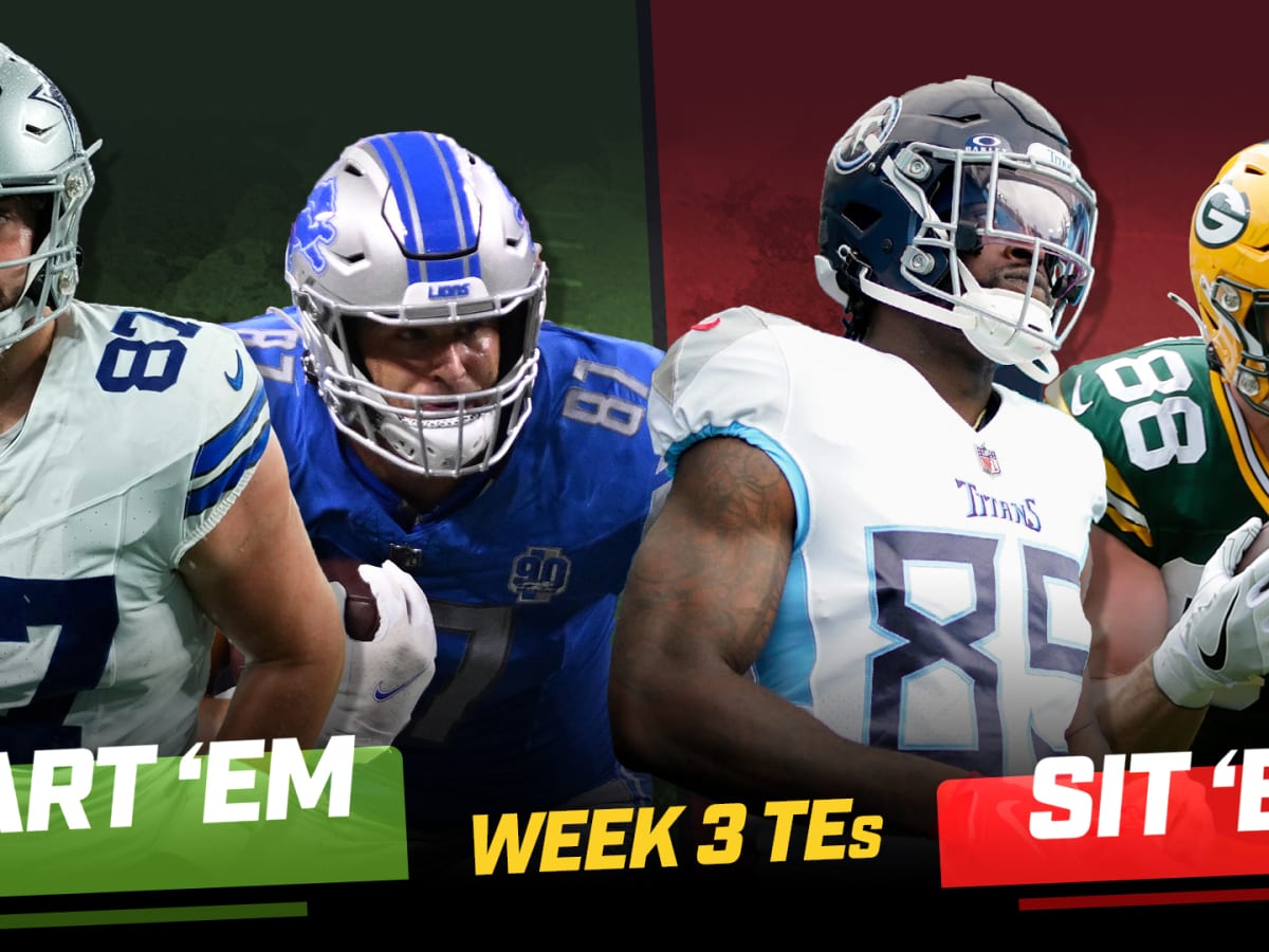 Fantasy Football Week 3 TE Rankings