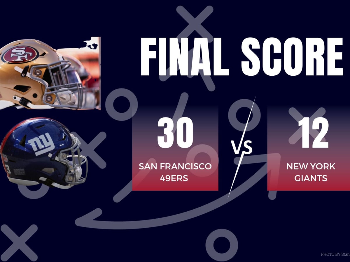 New York Giants Fall to 49ers, 30-12 - Sports Illustrated New York Giants  News, Analysis and More