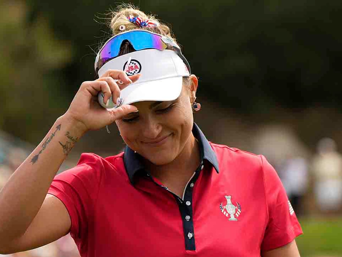 Check out Lexi Thompson's USA-themed Solheim Cup Puma shoes